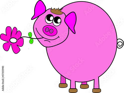 Cerdito rosa