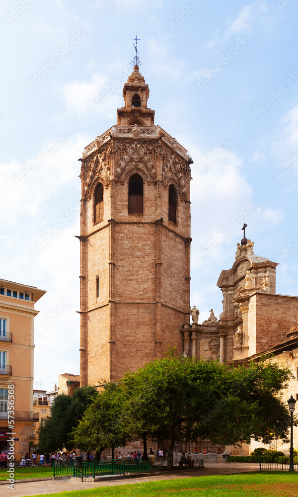 Valencia Cathedral and Micalet tower. Valencia, Spain