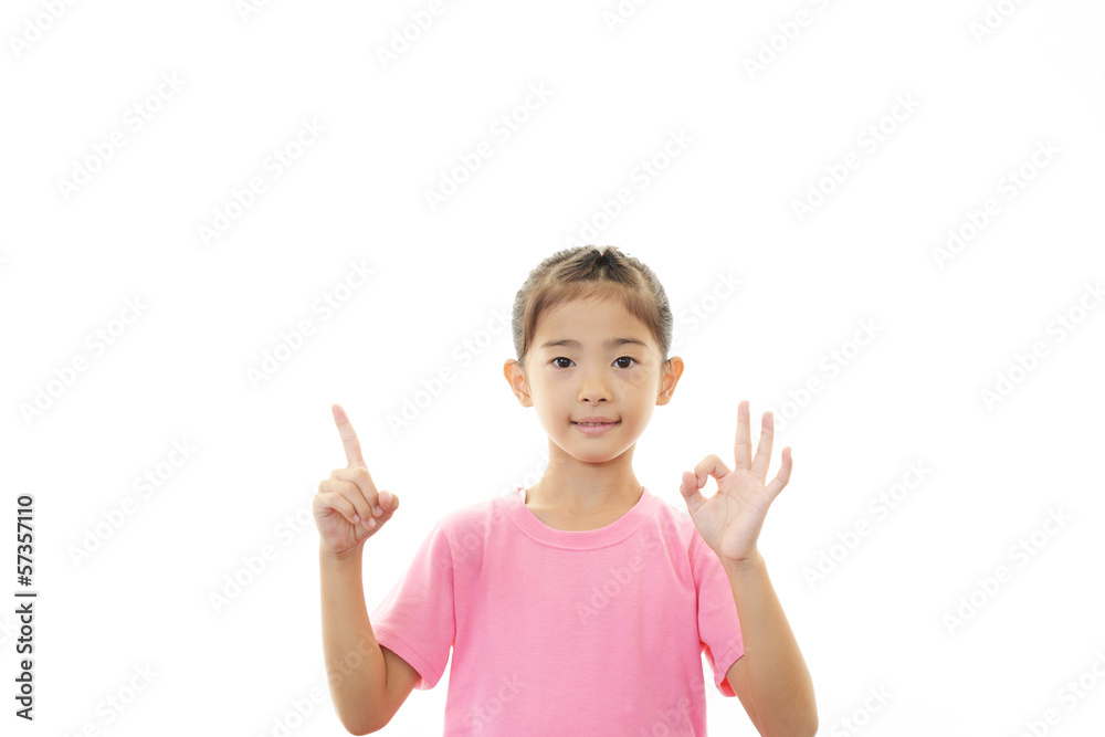 笑顔の女の子 笑顔の女の子