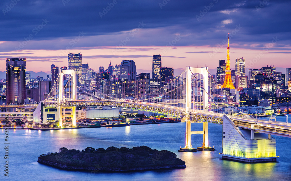Obraz premium Zatoka Tokijska