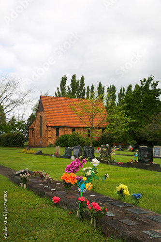 Saint Marys Gordonton Church in Hamilton, New Zealand. photo