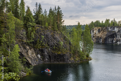 Flooded quarry
