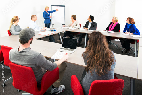 Large meeting photo
