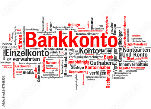 Bankkonto (Bank, Konto, Konten)