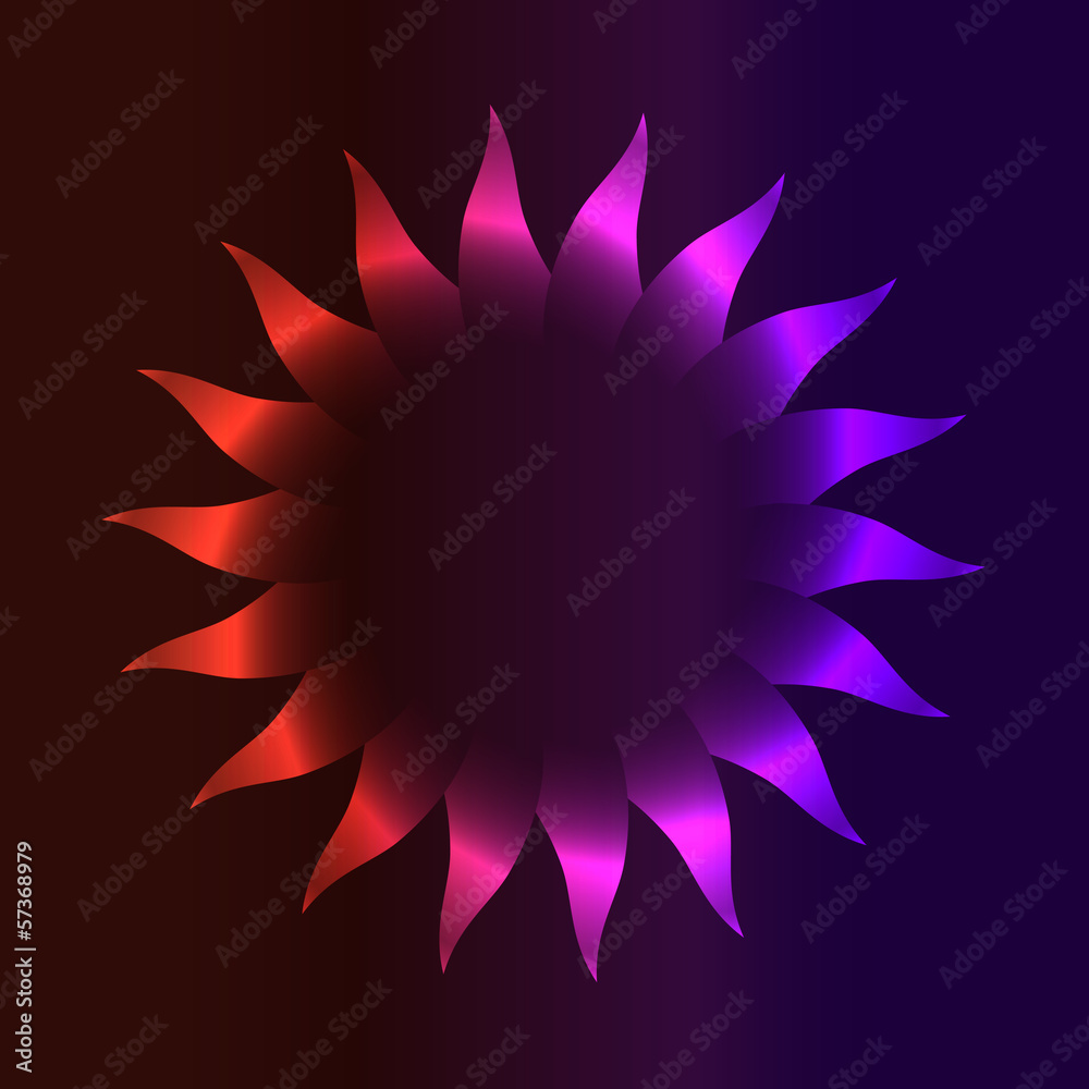 Abstract metal flower background Abstract metal flower background
