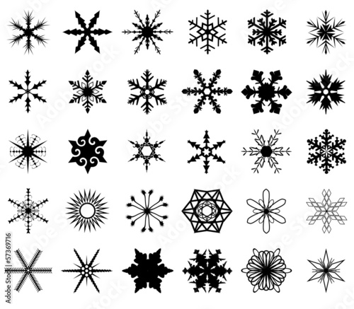 Isolated Snowflakes