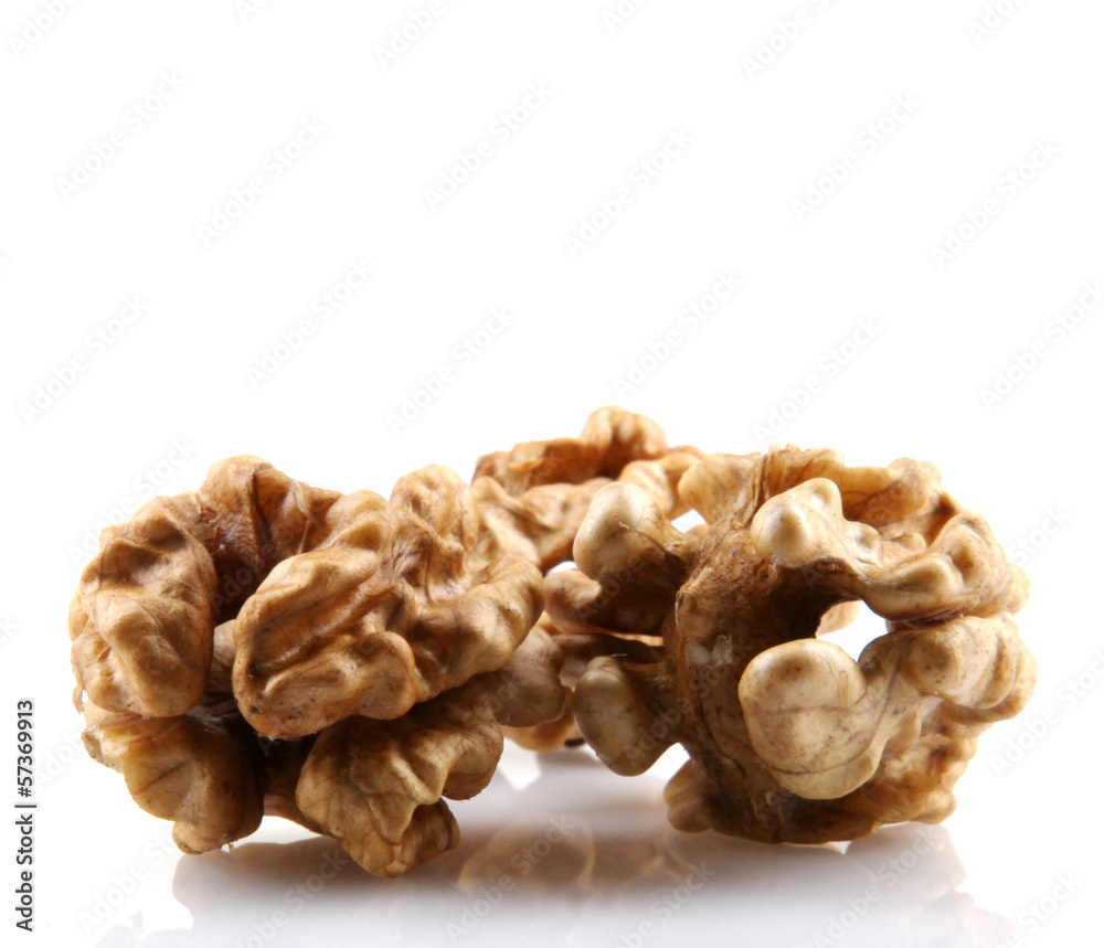 Walnuts Isolated Walnuts Isolated