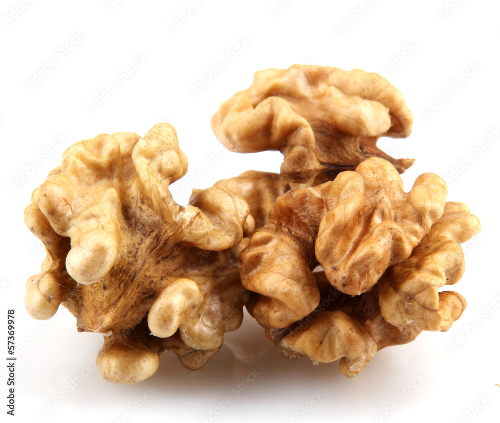 Walnuts Isolated Walnuts Isolated