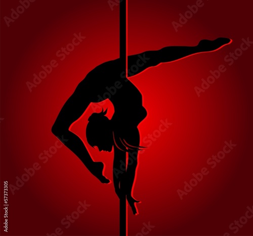 Flexible dancing girl