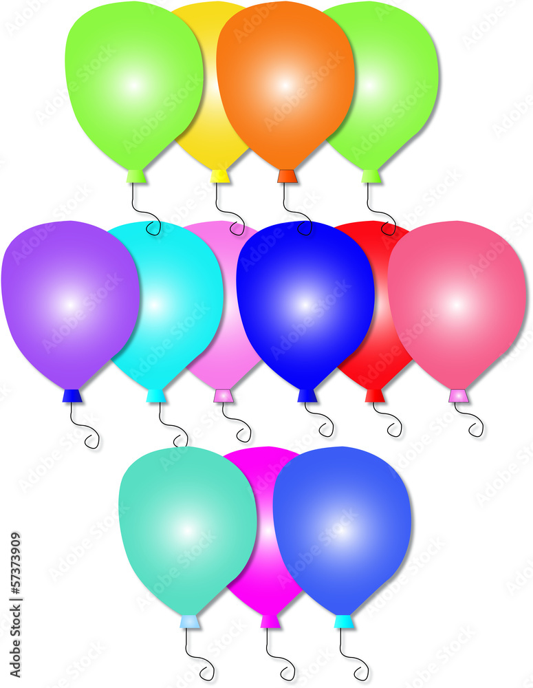 Globos de colores 2