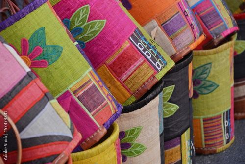 Tableau sur toile bunte Taschen