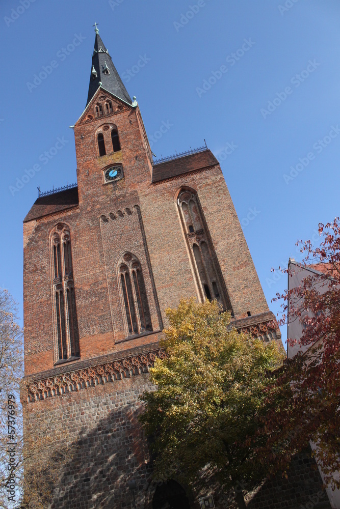 Fototapeta premium Pfarrkirche St. Marien in Friedland