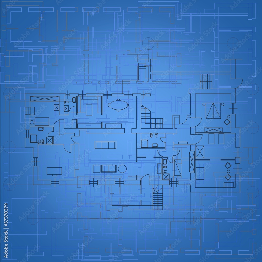 Architectural Blueprint Background