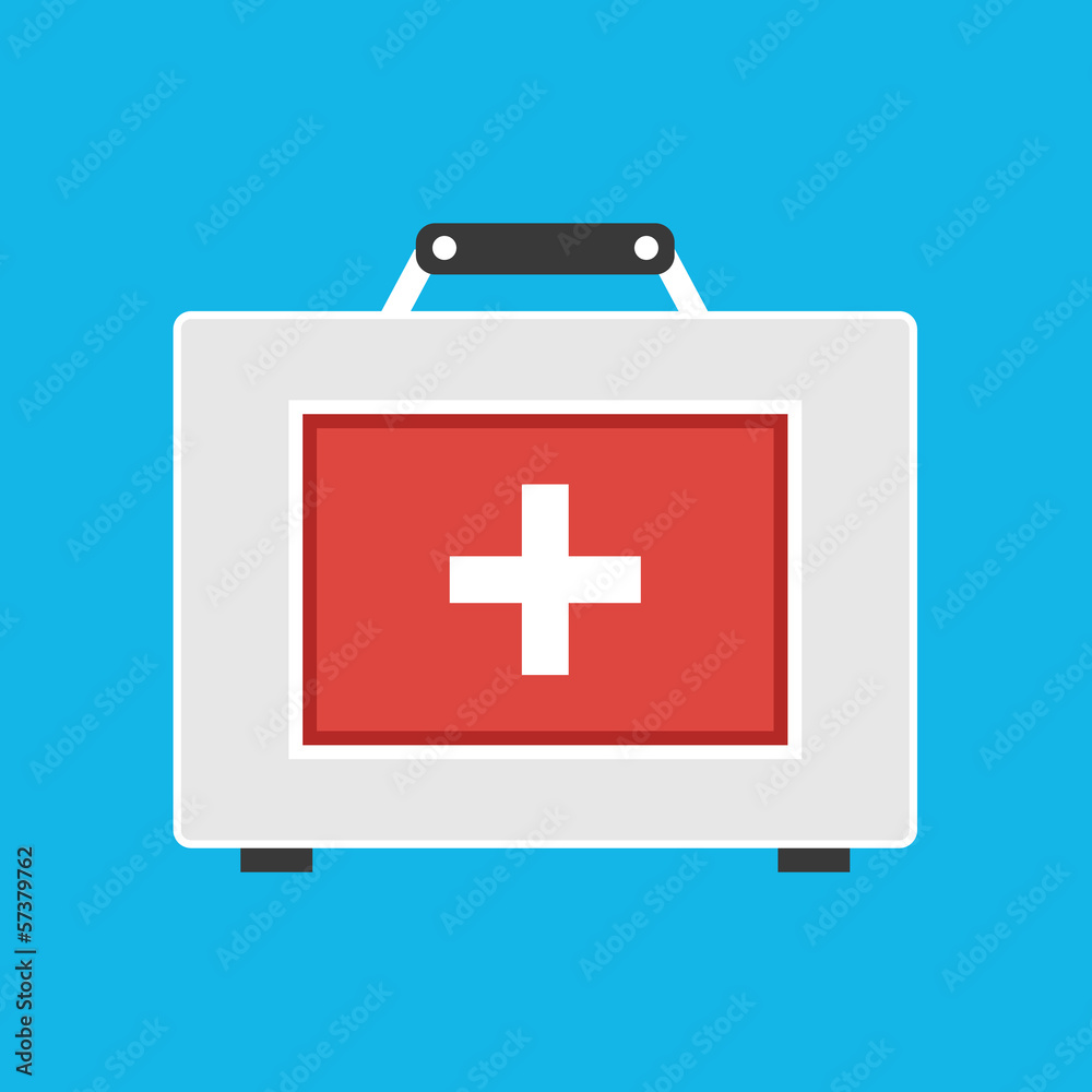 Fototapeta premium Vector First Aid Kit