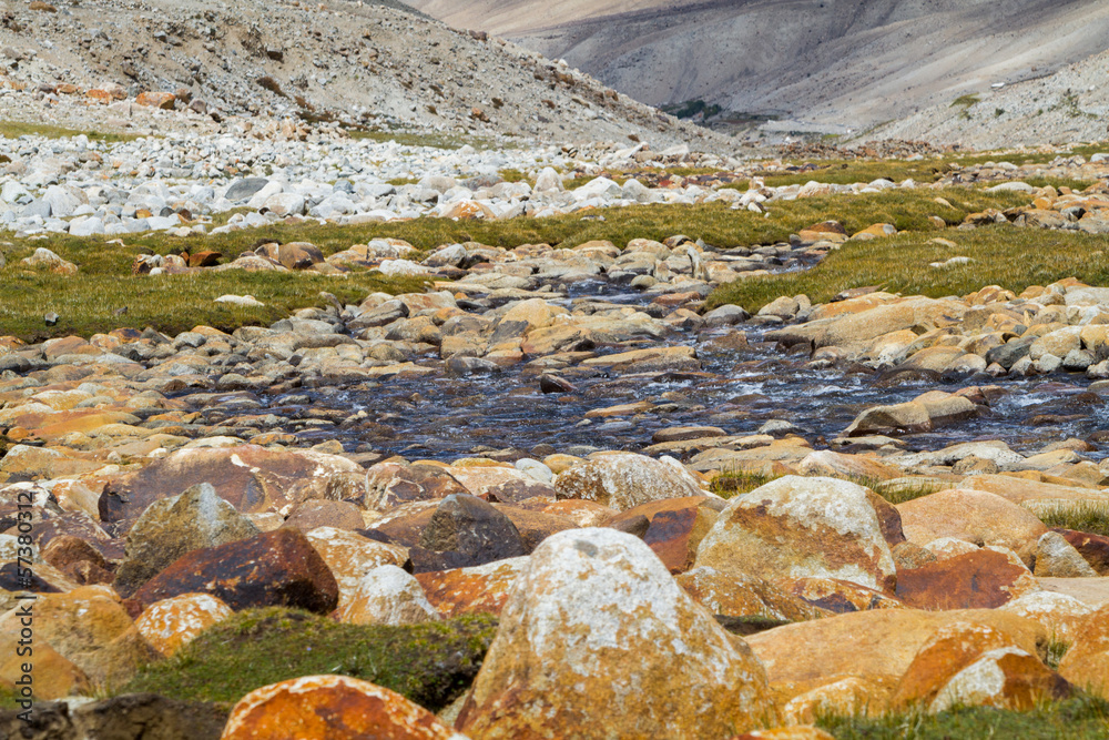 Stream in the Himalayas Stream in the Himalayas