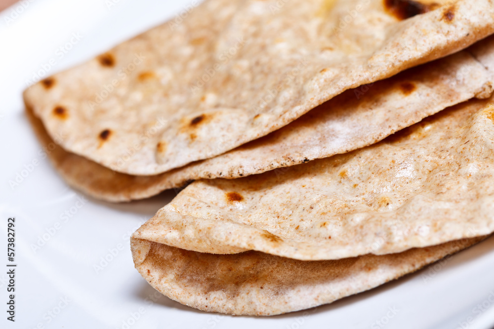Traditional indian bread - Chapatti Traditional indian bread - Chapatti