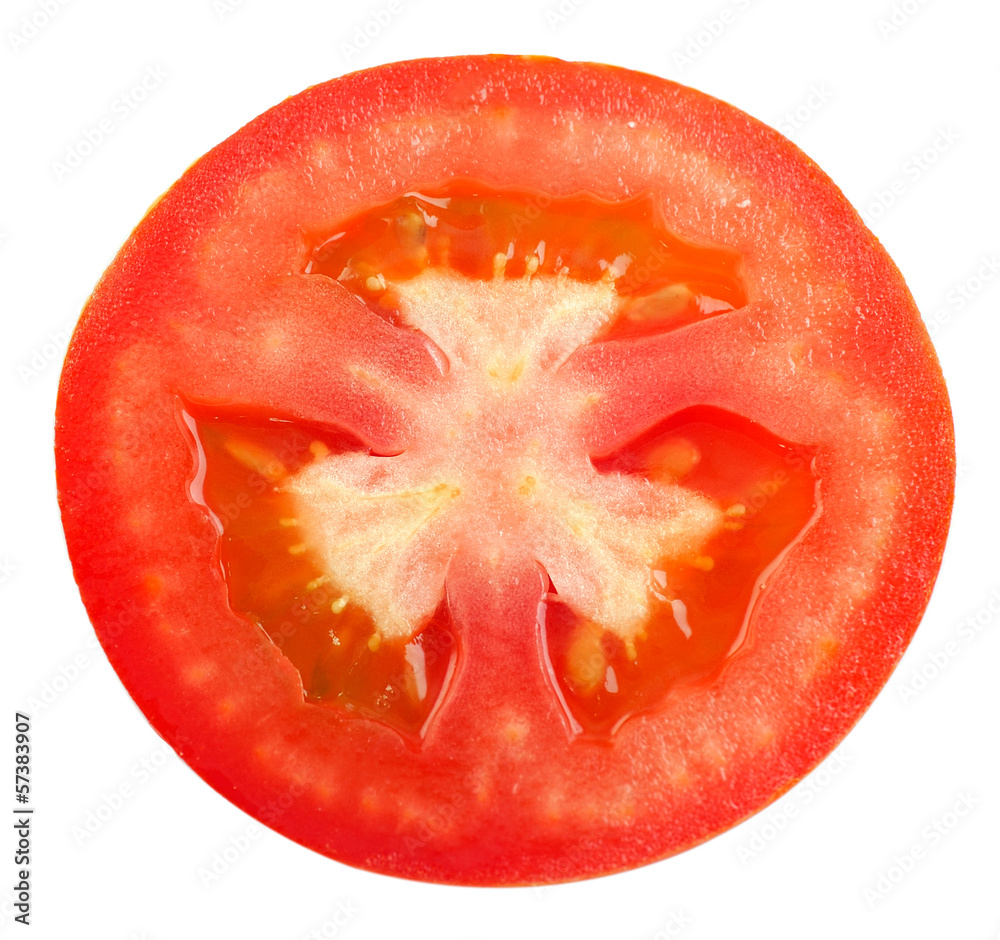custom made wallpaper toronto digitalTomato slice isolated on white