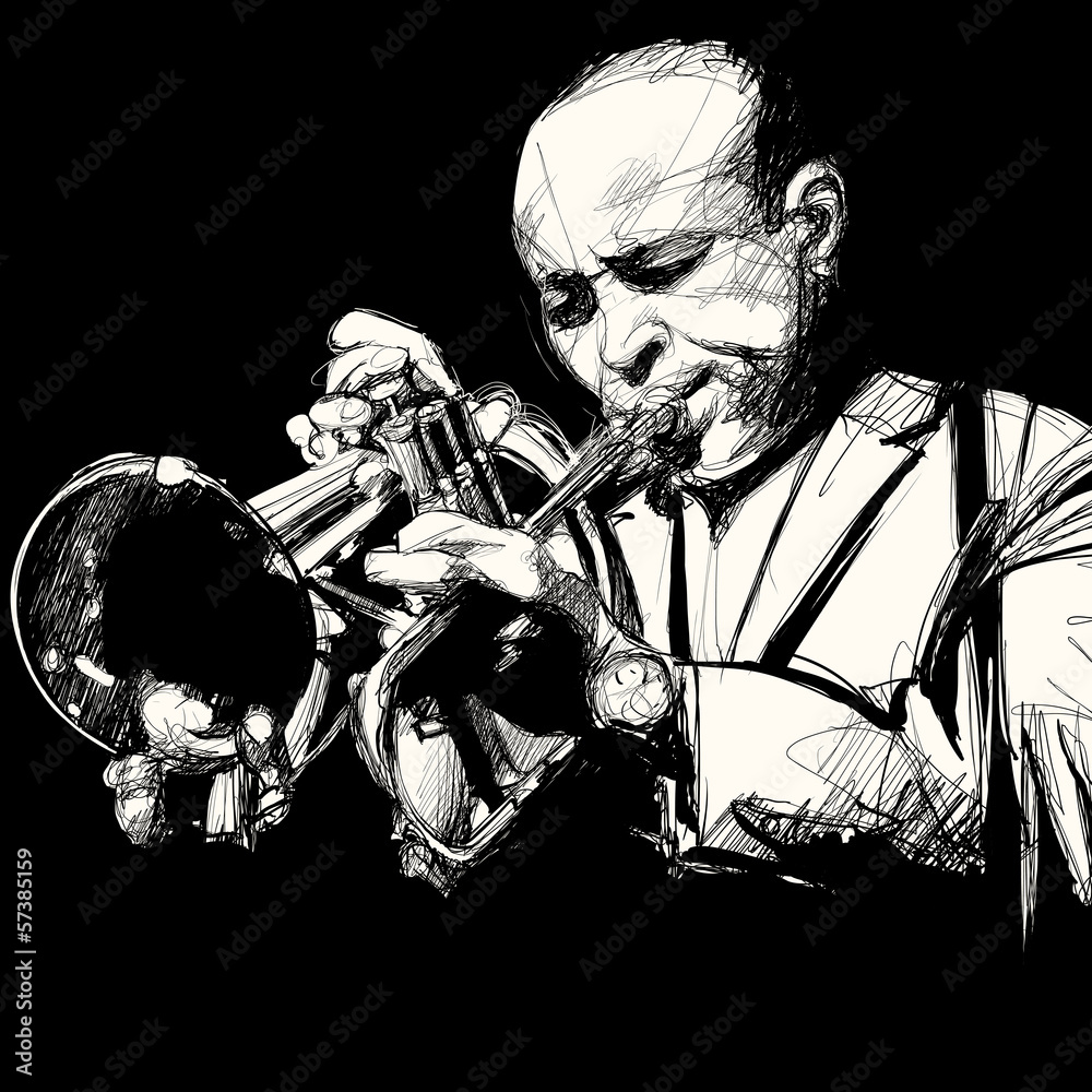 Fototapeta premium Trumpet player