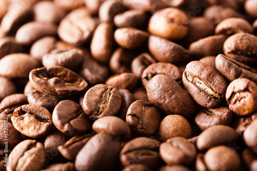 Coffee beans.