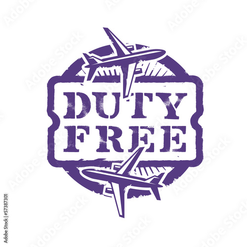 Duty Free. Vector format