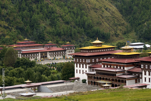 Trashi Chhoe Dzong, Thimphu, Bhutan © nyiragongo
