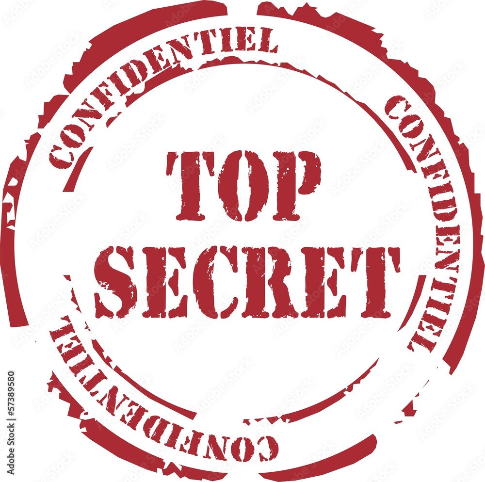 tampon top secret Stock Vector | Adobe Stock