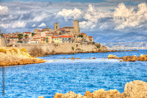 View of Antibes, France photo