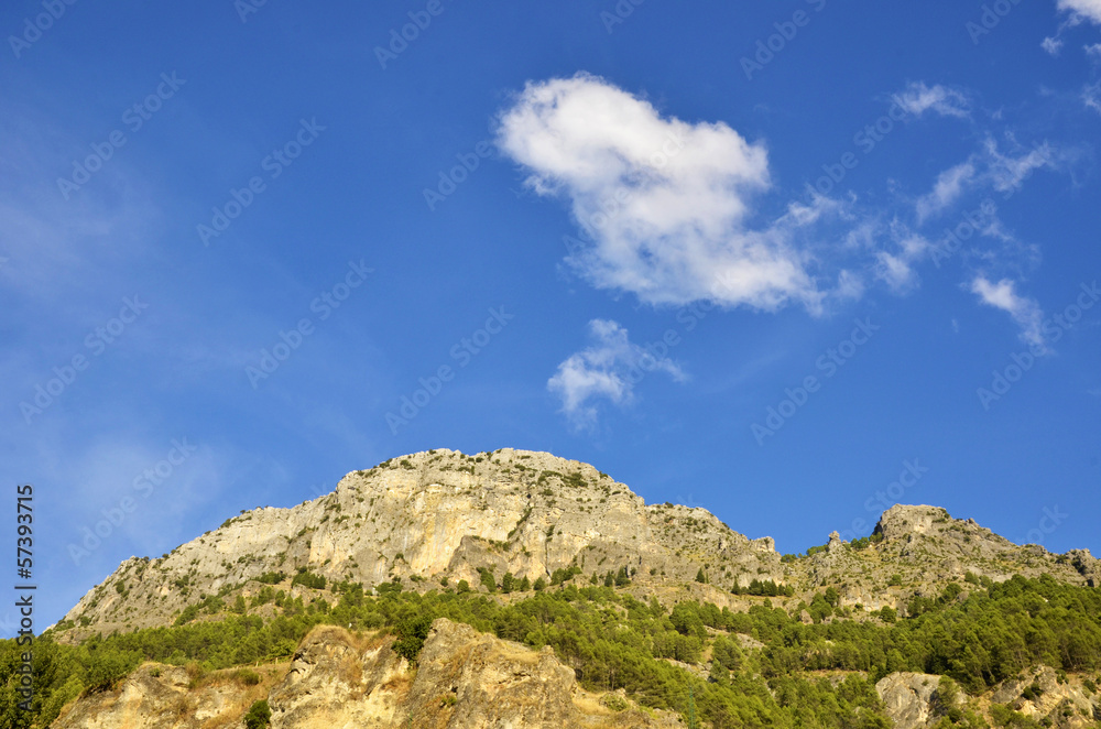 Sierra de Cazorla from the village Sierra de Cazorla from the village