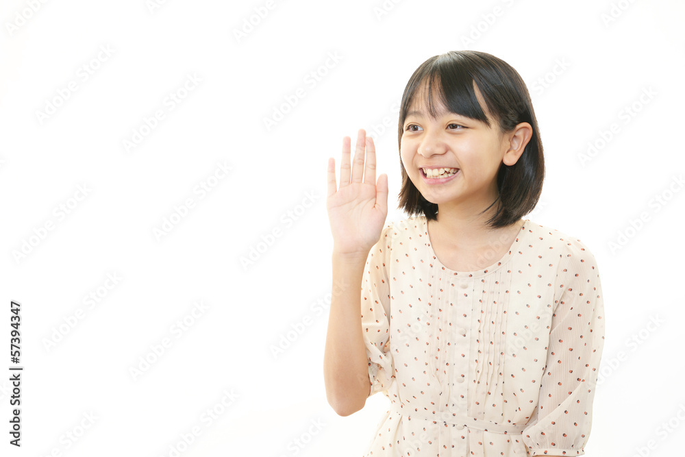 笑顔の女の子 笑顔の女の子