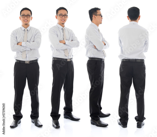 Asian male in different angle