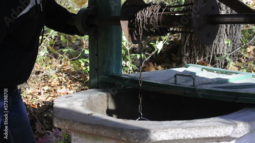 Well. Draws up water