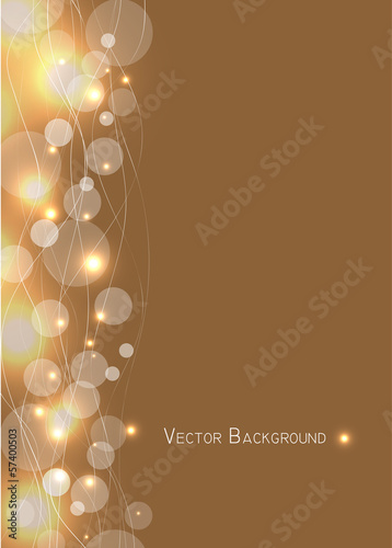 Abstract circle and curve  background  Vector