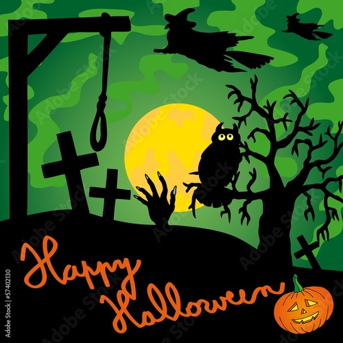 Green gallows theme