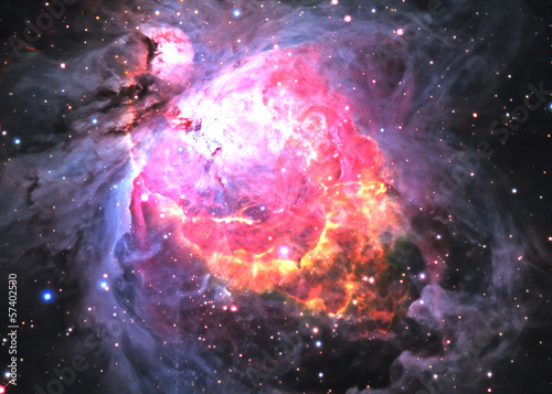 Fototapeta Naklejka Na Ścianę i Meble -  Star field in  deep space many light years far from the Earth