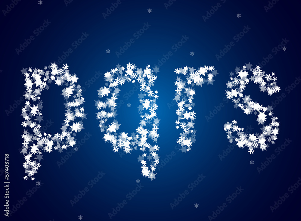 Snow letters Snow letters