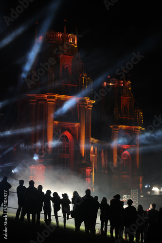 The festival Circle of light in Tsaritsyno, Moscow
