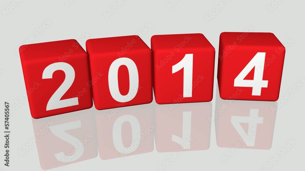 2014 Würfel, fallend 2014 Würfel, fallend
