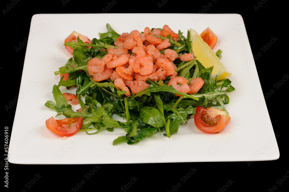 Salad with shrimps Salad with shrimps