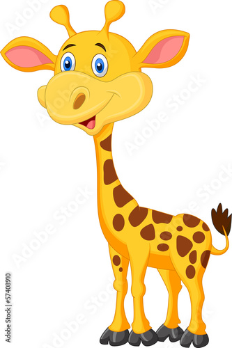 Cute giraffe cartoon