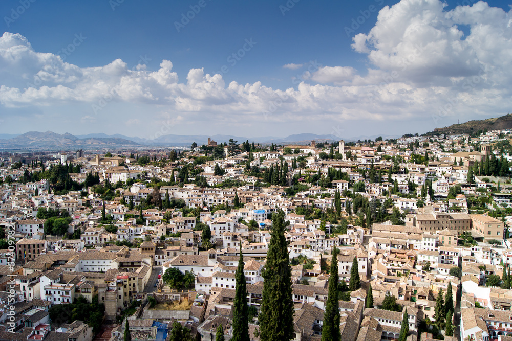 View of Granada from the Alhambra