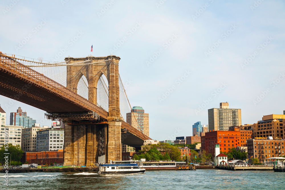 Brooklyn bridge in New York City