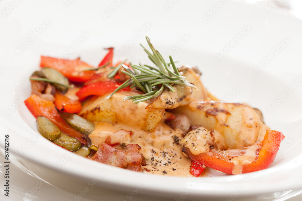 Chicken fillet with mushrooms Chicken fillet with mushrooms