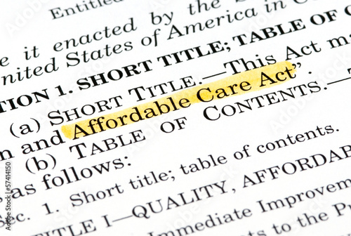 Affordable Care Act Document photo