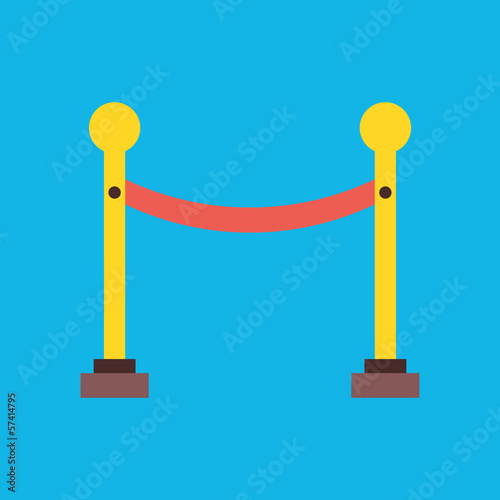 Vector Golden Fence Icon