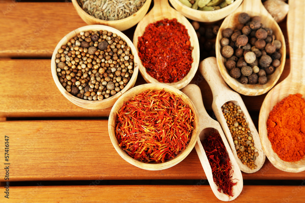 Many different spices and fragrant herbs Many different spices and fragrant herbs