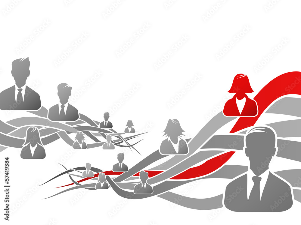Abstract concept about career path vector illustration Stock Vector ...