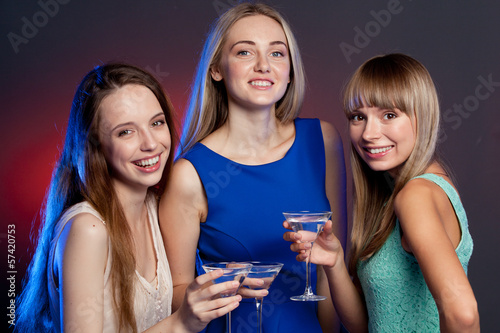 Group shot of young women