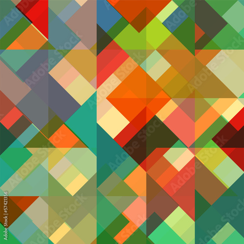 abstract geometric background with stylish retro colors