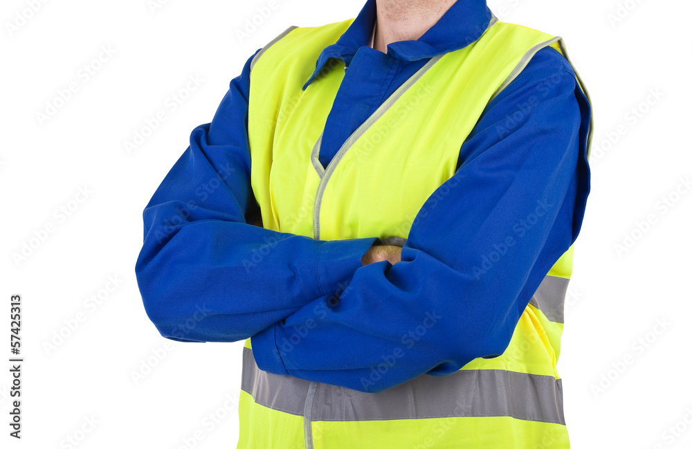 Blue collar worker. Blue collar worker.