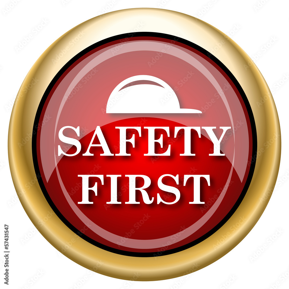 Safety first icon